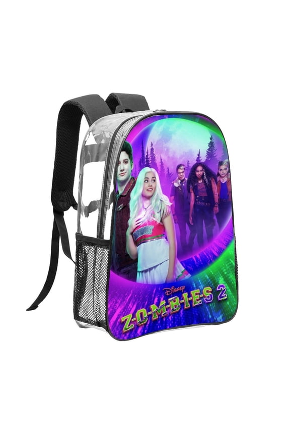 zombies3 Pattern Transparent Backpack Lightweight And fashionable Showcasing Personality And Leading The Trend