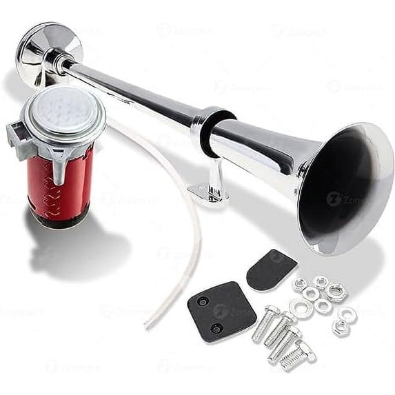 zone tech 12v dual trumpet horn