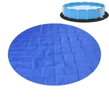 zongqi Round Pool Liner Pad for Above Ground Pools - 8ft To 14ft Heavy-Duty Tarp Ground Mat Protector  Puncture Protection & Extends Liner Life, Under Pool Bottom Cloth Pad (96.46*96.46Inch)