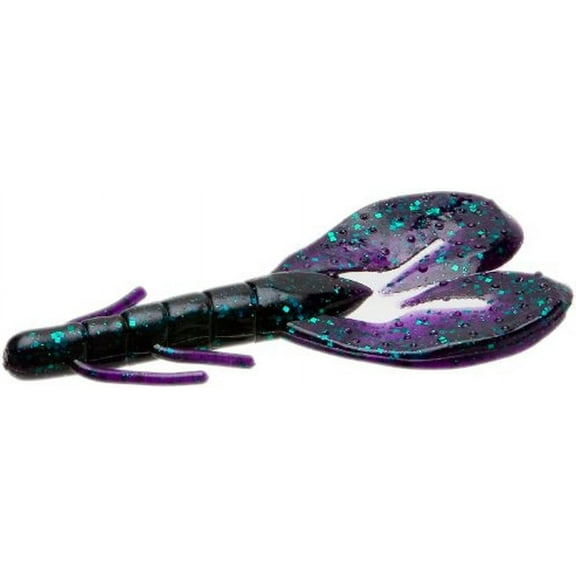 zoom bait super speed craw-pack of 8 (junebug, 3.75-inch)