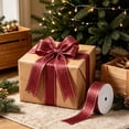 Gift Wrapper Ribbon zpqytgj Christmas Glitter Ribbon Roll, Sparkle Gift Wrapping Ribbon for ...