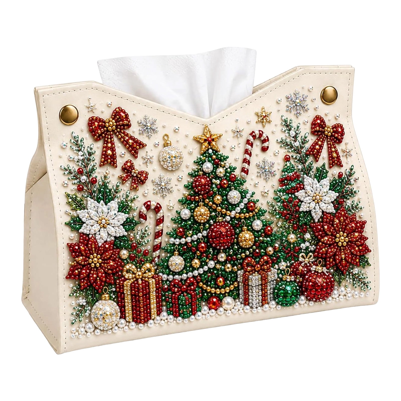 zpqytgj Diy Diamond Art Tissue Box Kit for Christmas Home Decor ...