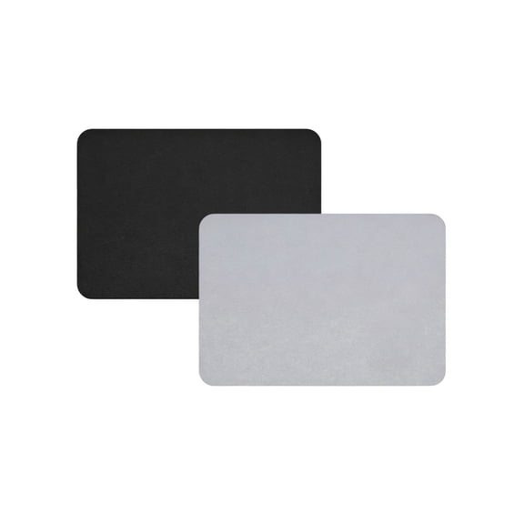 zrova 2 Pack Studio Series Mouse Pad, Spill Resistant & Easy Glide Surface, Durable Portable Desk Mouse Pad for Office Home Use