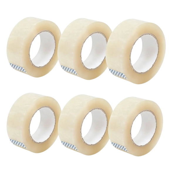 zrova 6-Pack Basics Translucent Matte Invisible Tape, 1.77"x1968"