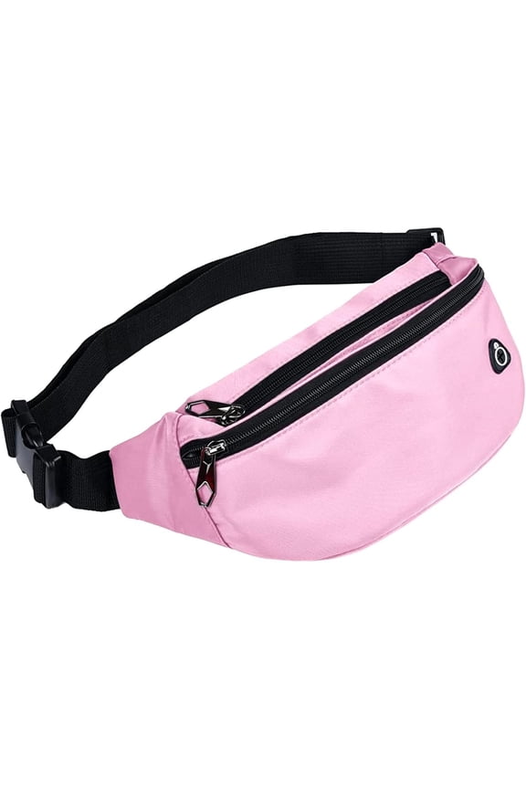 Waterproof Fanny Pack for Men Women, Lightweight Sports Waist Bag, Adjustable Belt Bag for Travel Hiking Running Outdoor Activities