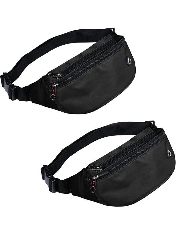 Waterproof Fanny Pack for Men Women, Lightweight Sports Waist Bag, Adjustable Belt Bag for Travel Hiking Running Outdoor Activities