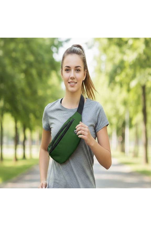 Waterproof Fanny Pack for Men Women, Lightweight Sports Waist Bag, Adjustable Belt Bag for Travel Hiking Running Outdoor Activities
