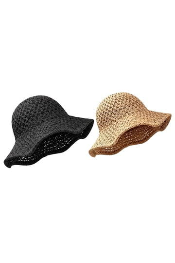 帽子 wicagrocery Round Brim Short Natural Shop Round Straw Hats for Women and Men Online