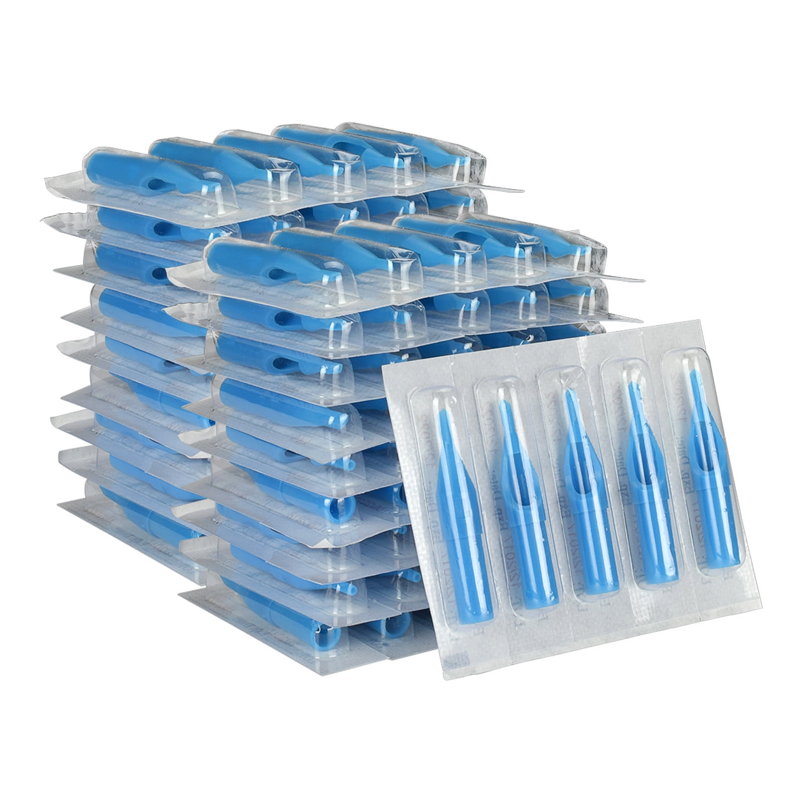 zttd 100pcs disposable tips for 3/5/7/9rl 3/5/7/9rs 5/7m1 round flat needles