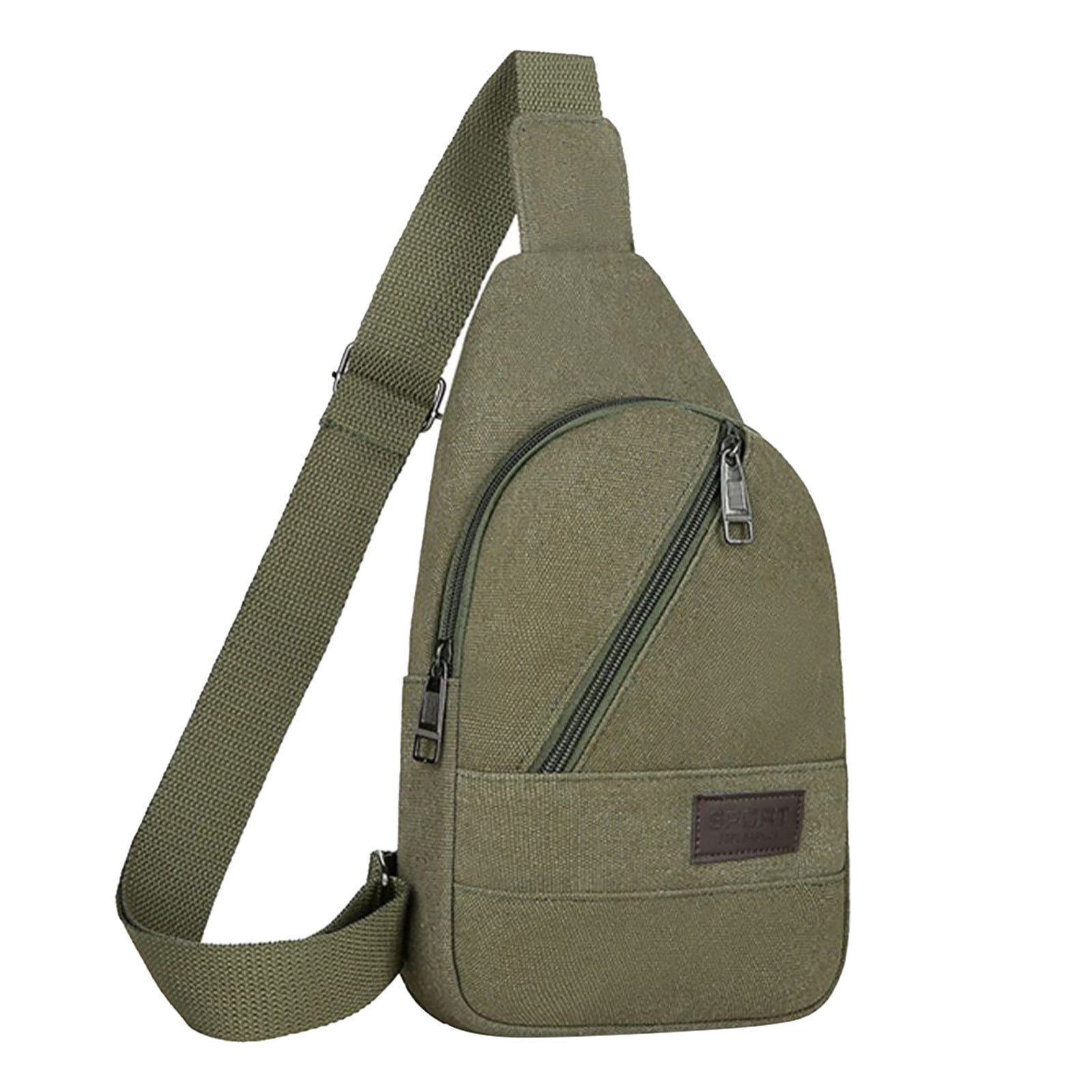 zttd 2022 new men's chest bag fashion canvas shoulder bag outdoor sports crossbody bag a