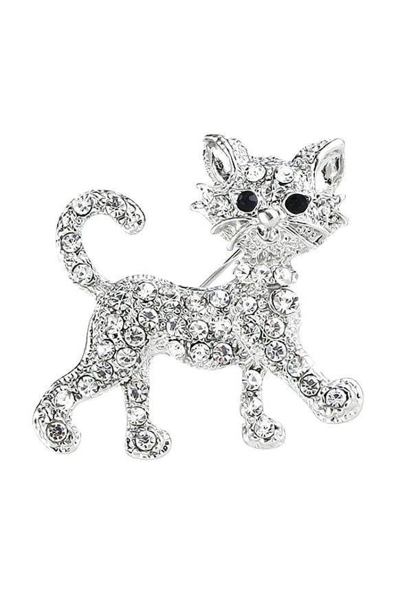 alloy cute little animal cat brooch lapel pin ladies clothing pins accessories jewelry