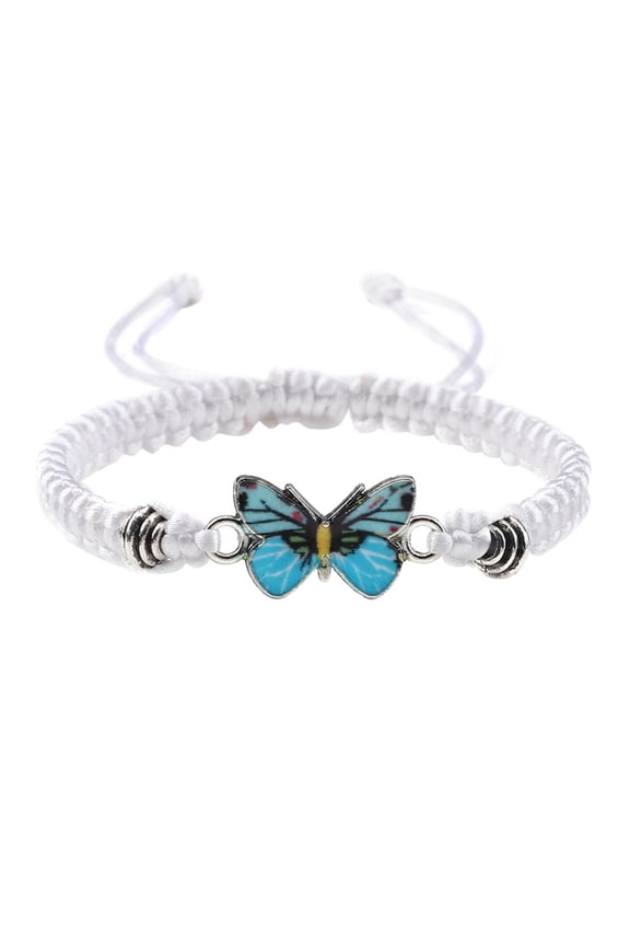 butterfly bracelets for teen girls adjustable string chain butterfly bracelets for women cute butterfly charm bracelets