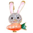 thumbnail image 1 of zttd fashion japanese cute rabbit brooch delicate suit corsage personality anti lapsing pin collar pin, 1 of 6