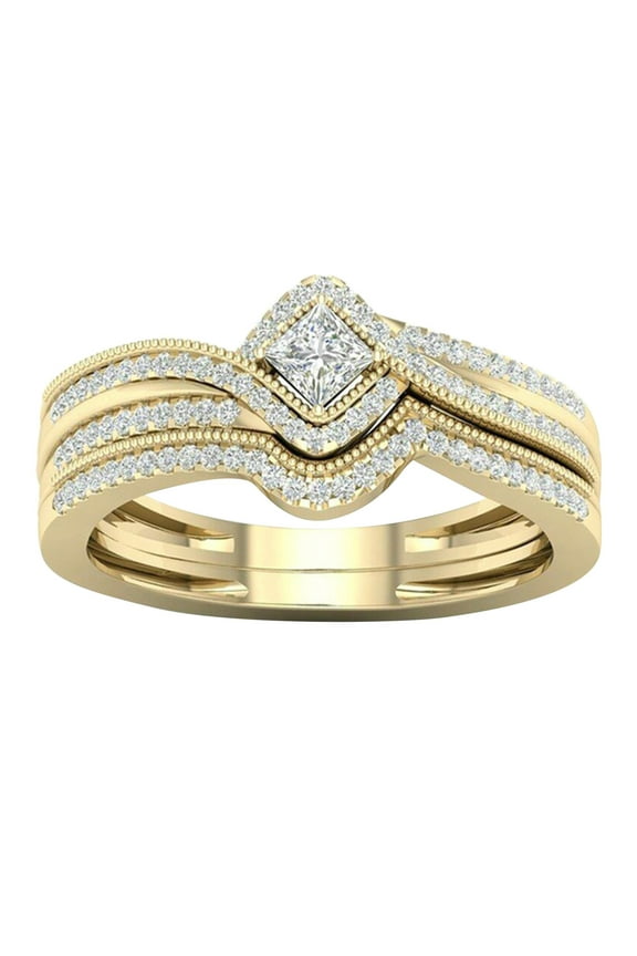 gifts for girlfriend women's micro inlaid zircon ring ring jewellery - size 5~11