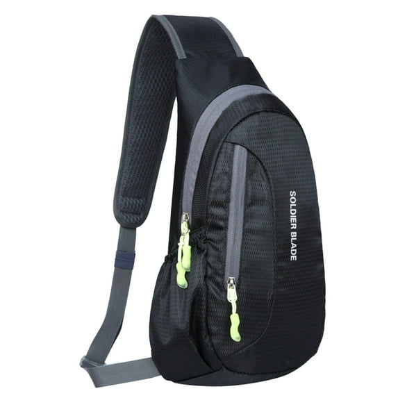 zttd man women outdoor multifunctional sling backpack fashionable casual shoulder messenger bag hiking chest bag a