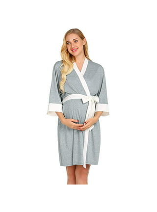 Baby Be Mine Maternity Labor Delivery Nursing Robe Hospital Bag Must Have,  Nursing Robe, Maternity Robe, Maternity Sleepwear, Women Robe