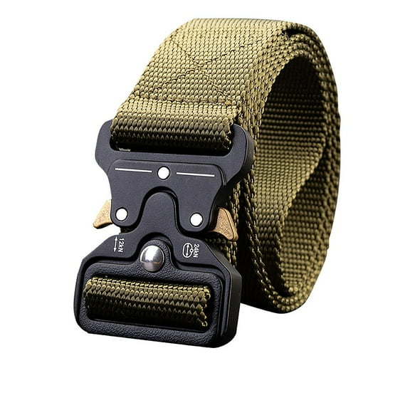 zttd men's belt nylon training metal multifunctional buckle outdoor sports hook a