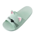 thumbnail image 1 of zttd men&women home indoors slippers cartoon cat floor family shoes beach sandals women's slipper a, 1 of 5