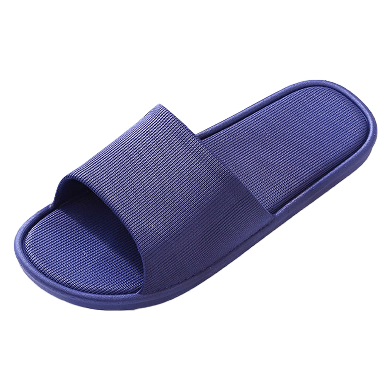 Calf hair slippers in blue - Dries Van Noten | Mytheresa