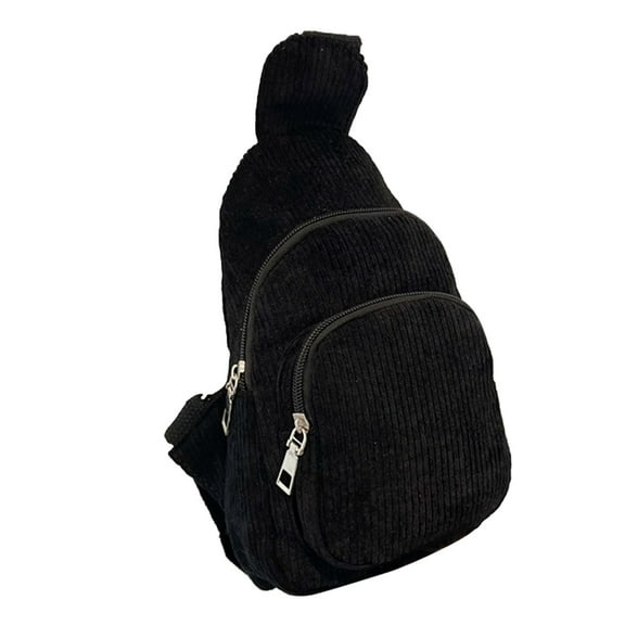 ZTTD Mini Corduroy Sling Bag Women Shoulder Bag Chest Bag Purse Bag Package
