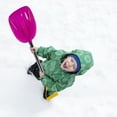 thumbnail image 1 of zttd new pattern children's snow shovel children's beach shovel with stainless steel handle, 1 of 4