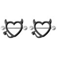 thumbnail image 1 of zttd pair nipple shields fangs design body jewelry steel barbell rings body jewelry accessories for women girls, 1 of 7