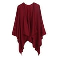 thumbnail image 1 of zttd shawl wraps for women blanket scarf cardigan loose open front elegant poncho cape, 1 of 8