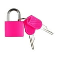 thumbnail image 1 of zttd suitcase lock mini padlock with key small lock school bag backpack luggage padlock school gyms outdoor backpack lock, 1 of 5