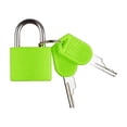thumbnail image 1 of zttd suitcase lock mini padlock with key small lock school bag backpack luggage padlock school gyms outdoor backpack lock, 1 of 5