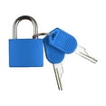 thumbnail image 1 of zttd suitcase lock mini padlock with key small lock school bag backpack luggage padlock school gyms outdoor backpack lock, 1 of 5