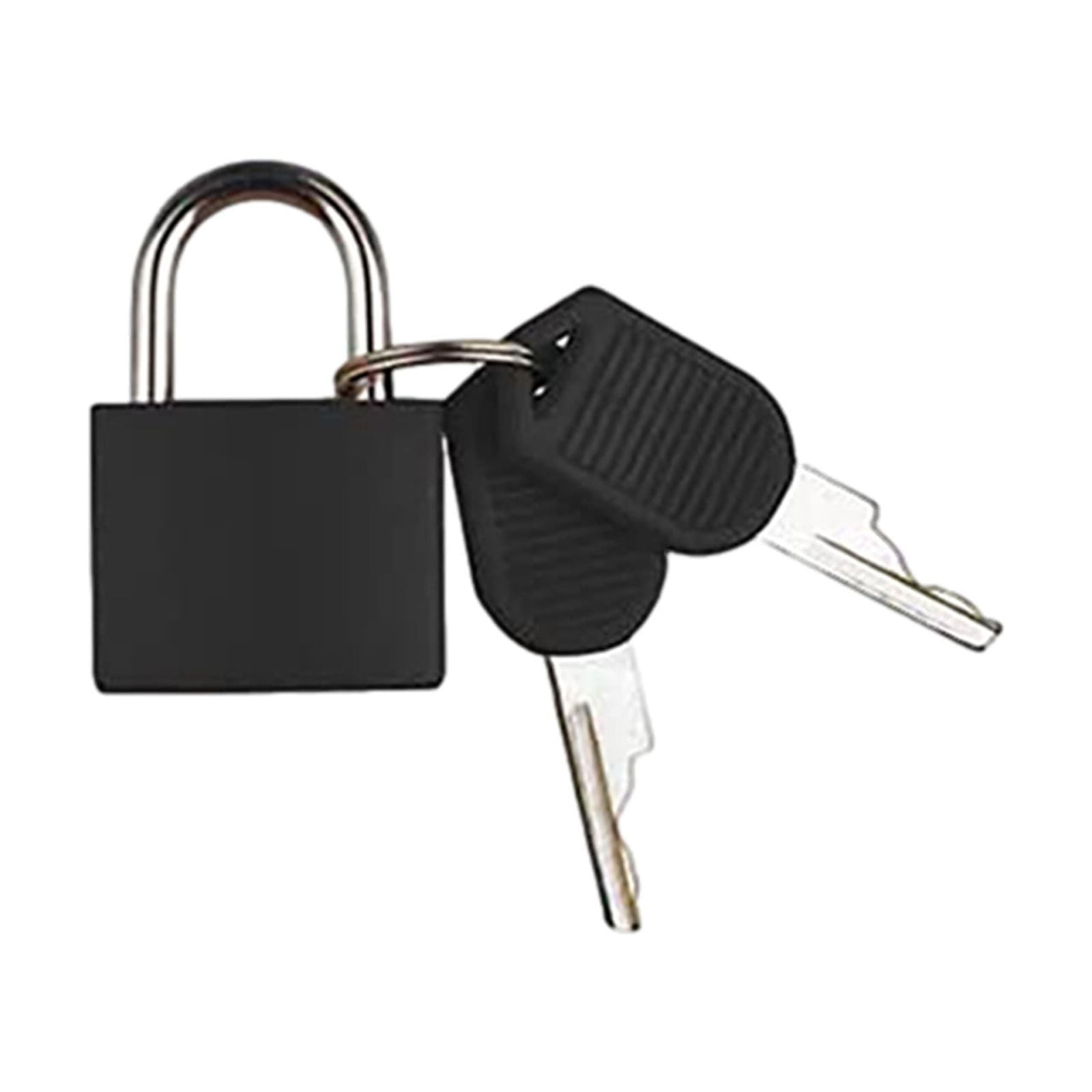 Mguotp Suitcase Lock Mini candado con llave pequeña mochila escolar mochila  equipaje, candado escolar gimnasio al aire libre mochila contenedor