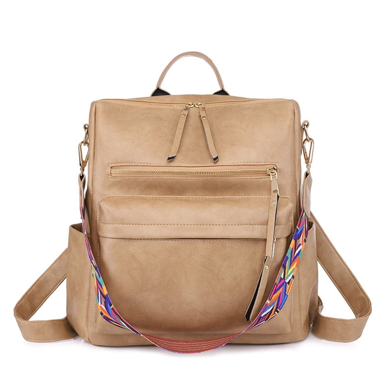 zttd women backpack fashion leather backpack purse for women  display picture 2
