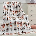 thumbnail image 1 of zuhoeo Lightweight Throw Blanket- Halloween Themed, Soft, Cozy and Plush- Throw Blankets, Perfect for Lounging This Spooky Season, 50 x 60 inches, Autumn Leaves, Throw Blanket, 1 of 6