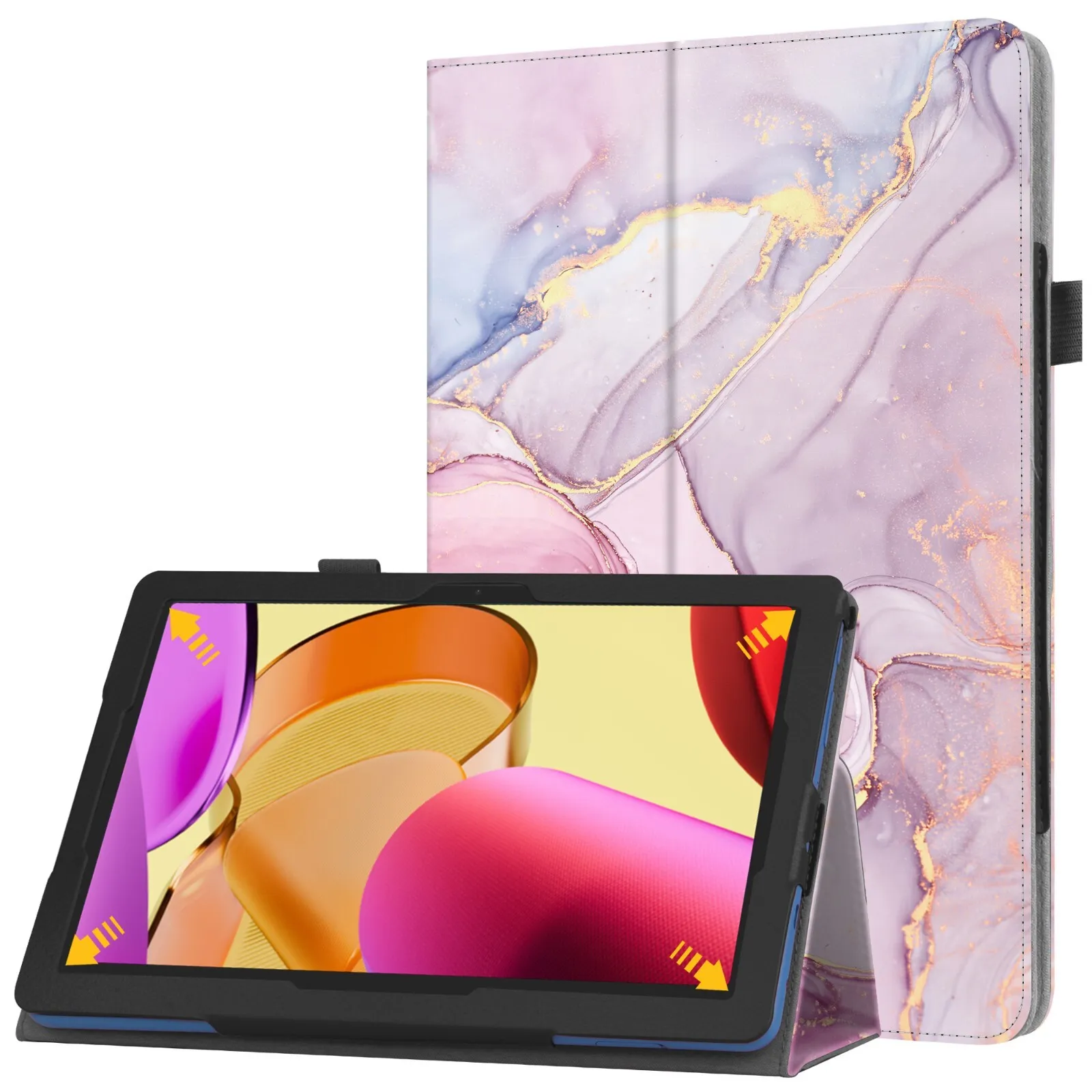 Custodia Cover Bambini per Alcatel Joy Tab 8 9029W & Alcatel 3T 8 9027W, EVA Antiurto Leggera Tablet Cover con Maniglia Supporto Custodia Cover Bambini per Alcatel Joy Tab 8 9029W & Alcatel 3T 8 9027W, EVA Antiurto Leggera Tablet Cover con Maniglia Supporto