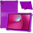 thumbnail image 1 of zukof Case for T-Mobile REVVL Tab 2 10.1 Inch Android Tablet - Lightweight Slim Flexible Soft Silicone Stand Case Friendly Cover (Purple), 1 of 5