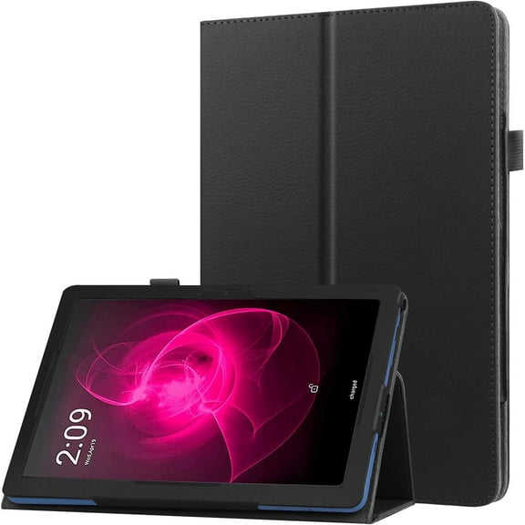 zukof Case for T-Mobile REVVL Tab 5G 10.36" (2023), Lightweight Slim Auto Sleep/Wake PU Leather Folio Cover Stand Case (Navy Blue)
