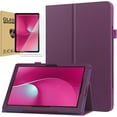 thumbnail image 1 of zukof Folio Stand Case for T-Mobile REVVL Tab 2 10.1 Inch Tablet 2025 - Lightweight Folding Slim PU Leather Protective Cover (Purple), 1 of 6