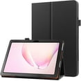 thumbnail image 1 of zukof Folio Stand Case for onn. 10.1" Tablet (2024 Model) - Lightweight Folding Slim PU Leather Protective Cover (Black), 1 of 4