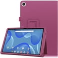 thumbnail image 1 of zukof Folio Stand Case for onn. 10.4" Tablet Pro (2023 Model 100110603) - Slim Magnetic PU Leather Protective Case Cover + 1 Random Color Stylus (Purple), 1 of 2
