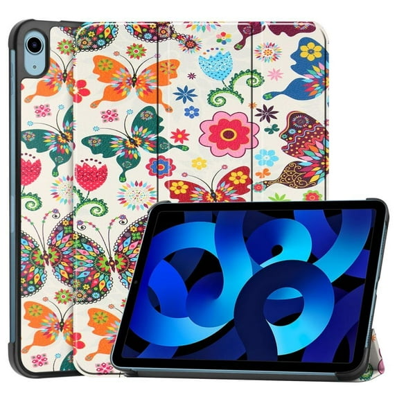 zukof iPad 10 Smart Stand Case with Magnetic Closure, Auto sleep/wake Slim Protective Cover for iPad 10th Generation (2022 Release) 10.9 Inch(butterflies)