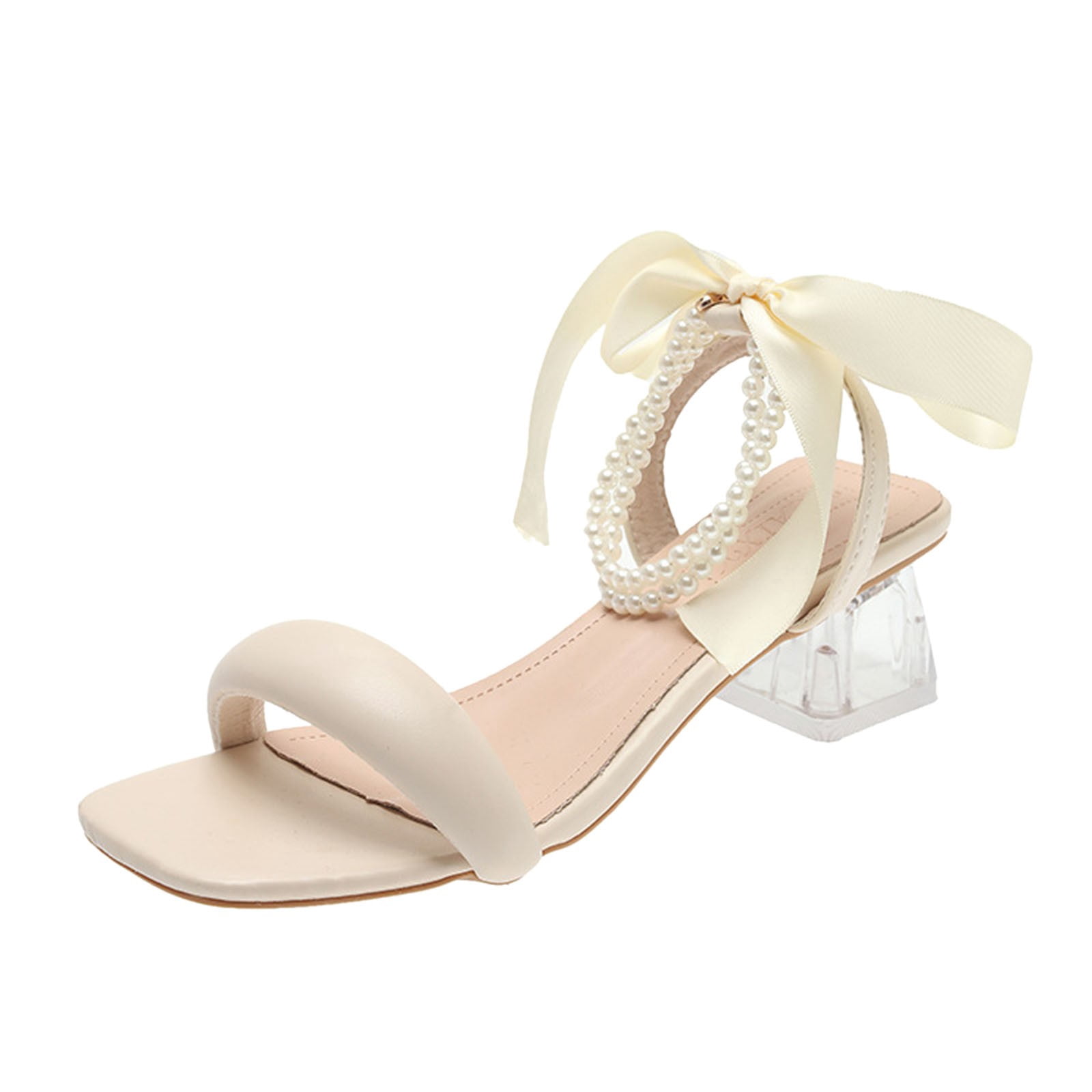 Women's Gladiator Sandals - Knee High Crisscross Strappy Flat Sandals, T-Strap Beach Summer Shoes