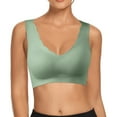 thumbnail image 1 of zuwimk Bralettes For Women,Women's Activewear Mid Impact Multi-Way Molded Cup Sports Bra Green,M, 1 of 5