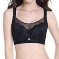 thumbnail image 1 of zuwimk Bras For Women Push Up,Women's Fancies Underwire Longline Bra Black,42C, 1 of 5