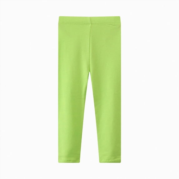zuwimk Girls Athletic Leggings Crossover High Waisted Yoga Pants with Pockets Kids Dance Running Workout Tights(Light Green,C)