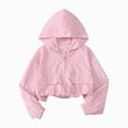 thumbnail image 1 of zuwimk Girls Athletic Zip-Up Jacket Long Sleeve Lightweight Riding Jacket with Pockets(5-6 Years,Pink), 1 of 6