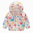 thumbnail image 1 of zuwimk Girls Rain Jacket Toddler Jacket Kids Raincoat Coat Hooded Long Sleeve Outerwear Children Clothing Jacket(18-24 Months,Orange), 1 of 4
