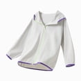 thumbnail image 1 of zuwimk Girls Rain Jackets Lightweight Waterproof Hooded Raincoats Windbreakers(8-9 Years,Light Gray), 1 of 9