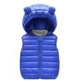 thumbnail image 1 of zuwimk Jackets For Boys,Boys Jackets Children Collar Zipper Coats Child Kids Toddler Baby Boys Girls Sleeveless Winter Solid Coats Hooded Jacket Vest Outer Outwear Clothes Baby Boy Winter Coat, 1 of 5