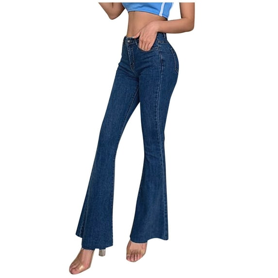 zuwimk Jeans For Women Trendy,Jeggings for Women High Waist, Stretchy Jeans Slim Fit Leg Pull on Jean with Pockets, Soft Breathable Cotton Blend Dark Blue,XL
