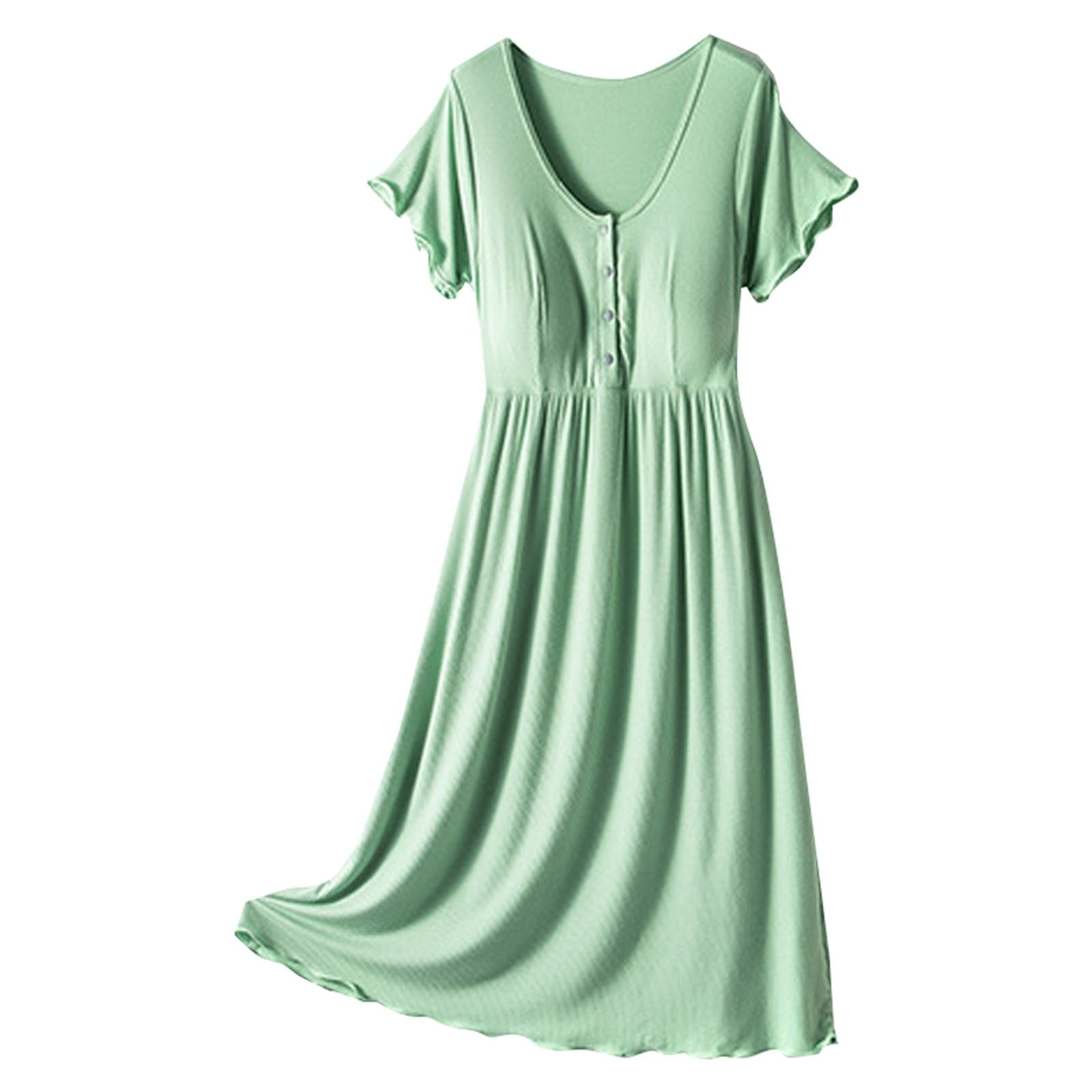 zuwimk Maternity Dresses For Women,Floral Side Ruch Maternity Dress ...
